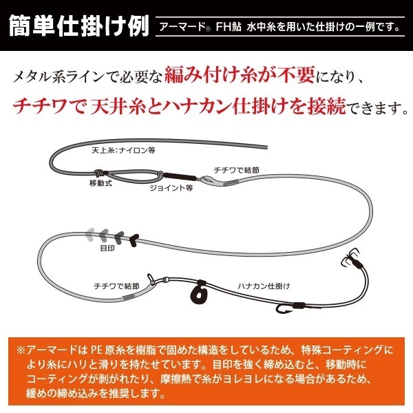 アーマード FH 鮎 水中糸